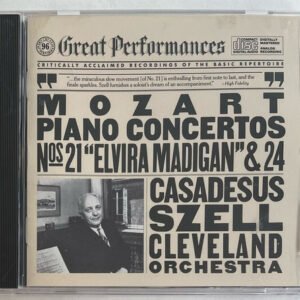 CD Casadesus E Szell: Mozart Piano Concertos Nos. 21 & 24