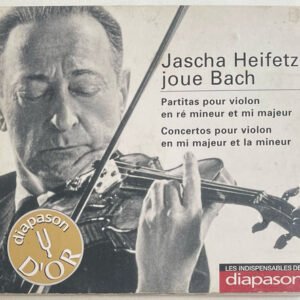 CD Jascha Heifetz Bach - Concertos Et Partitas Pour Violon