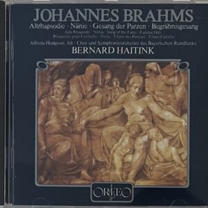 CD Johannes Brahms - Altrhapsodie...