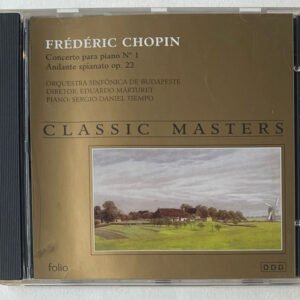 CD Chopin Concerto Para Piano N° 1 Andante Spianato Op. 22