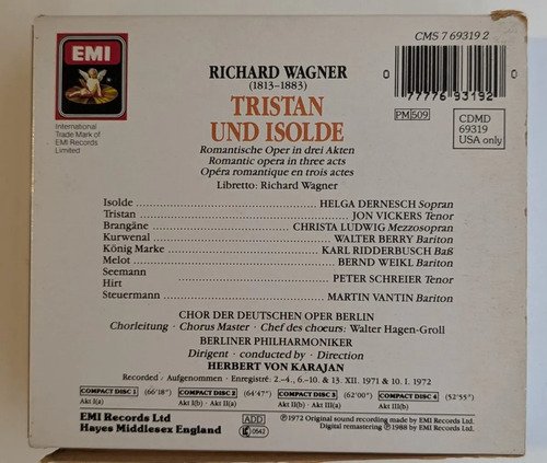Box Set - Wagner Tristan Und Isolde - Karajan - EMI - Imagem 6
