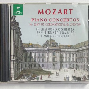 CD Jean-bernard Pommier Mozart Piano Concertos Nos. 25 & 26