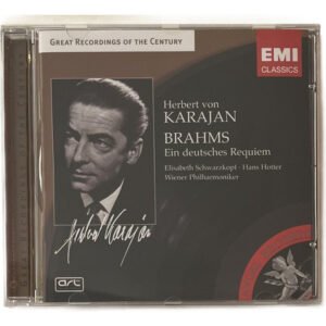 CD Brahms - Ein Deutsches Requiem - Herbert Von Karajan