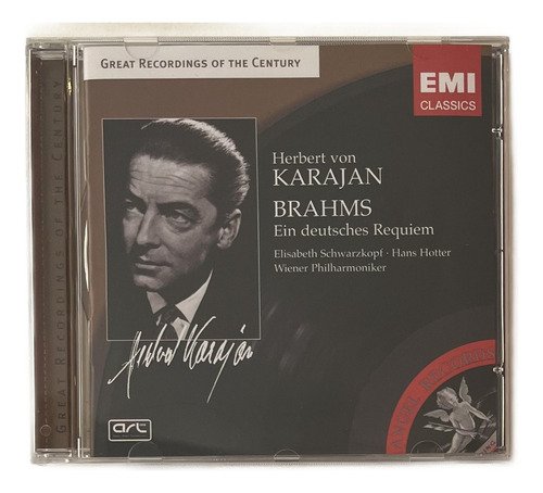 CD Brahms - Ein Deutsches Requiem - Herbert Von Karajan