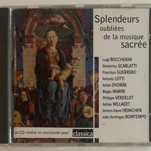 CD Splendeurs Oubliées De La Musique Sacrée
