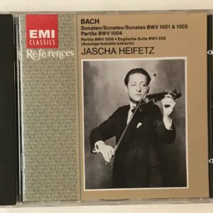 Jascha Heifetz -bach/sonatas Bwv 1001 & 1005/partita Bwv1004