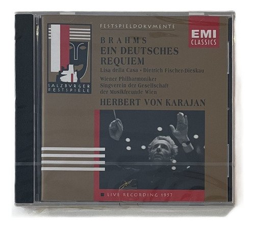 CD Brahms - Ein Deutsches Requiem - Lisa Della Casa