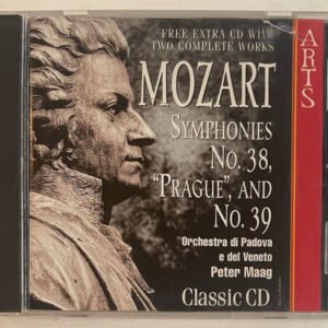CD Mozart Symphonies No. 38,  Prague , And No. 39