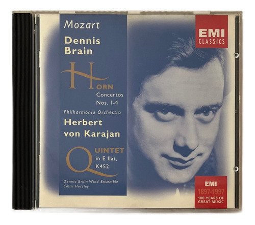 CD Mozart Horn Concertos Nos. 1-4, Quintet In E Flat, K452
