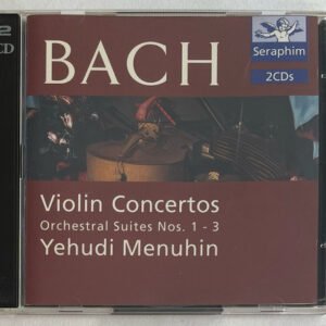 CD Duplo Bach Violin Concertos Yehudi Menuhin
