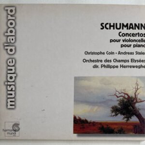 CD Schumann Concertos Pour Violoncelle Pour Piano Herreweghe
