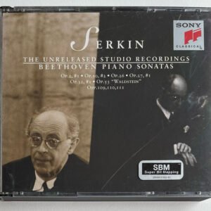 3 CDs Rudolf Serkin Bethoveen Piano Sonatas