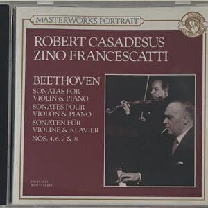 CD Beethoven Sonatas For Violin Piano Nos. 4, 6, 7 & 8