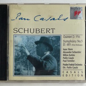 CD Schubert Quintet D. 956 Symphony No.5 D. 458 Pablo Casals