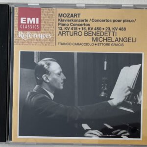 CD Mozart Piano Concertos 13, Kv 415,15, Kv 450, 23, Kv 488