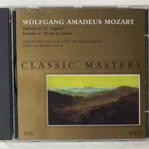 CD Mozart Sinfonia N°41  Jupiter  E N°29 Ernest Bour