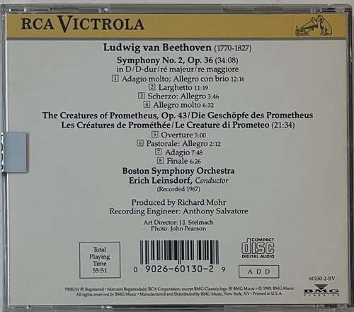 CD Rca Victrola - Beethoven Symphony No. 2 - Imagem 2