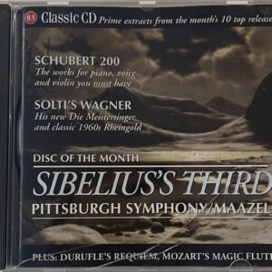 Classic CD 83 - Sibelius's Third Pittsburgh Symphony/maazel