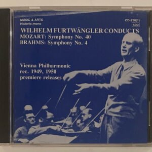 Wilhelm Furtwängler Mozart: Symph. N.40 Brahms: Symph. N.4