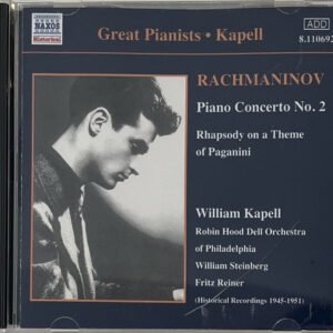 CD Rachnianinov Piano Concerto No. 2 - Kapell