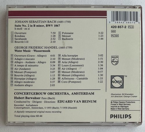CD Eduard Van Beinum: Bach - Handel - Imagem 3