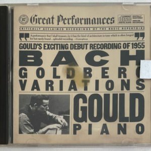 CD Glenn Gould Piano - Bach Goldberg Variations