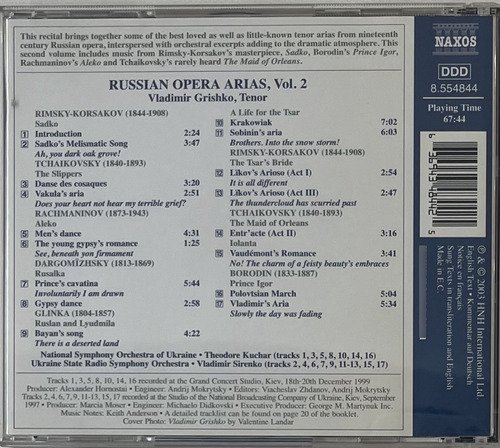 CD Russian Opera Arias - Vladimir Grishko - Imagem 3