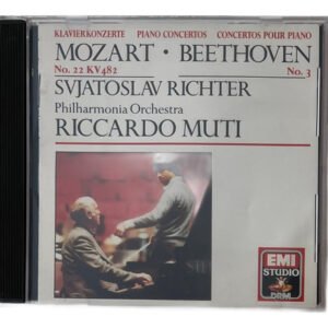 CD Pianos Concertos Mozart No. 22 Kv482 Beethoven No. 3