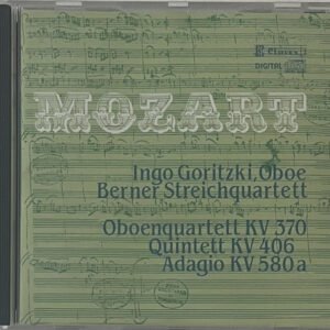 CD Mozart - Oboenquartett, Quintett E Adagio