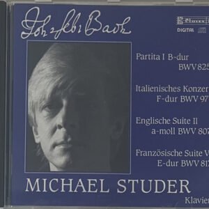 CD Johann Sebastian Bach Partita I B-dur Bwv 825