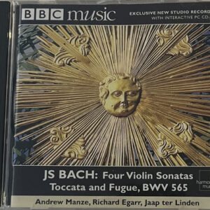 CD J.S. Bach: Four Violin Sonatas Toccata And Fugue, Bwv 565