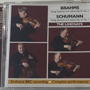 CD Brahms And Schumann String Quartet In A Minor