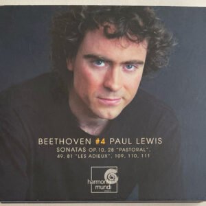 3 CDs Beethoven #4 Paul Lewis Sonatas