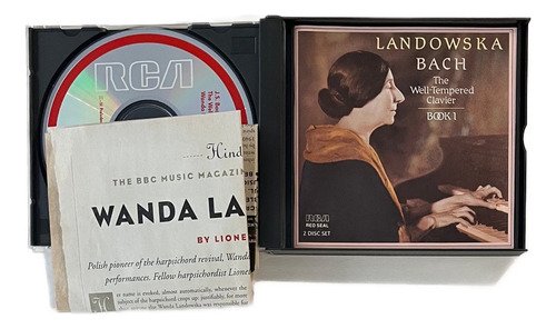 CD Bach - The Well-tempered Clavíer - Book I - Imagem 2