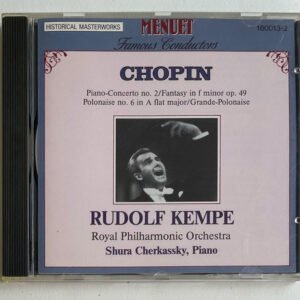 CD Rudolf Kempe Chopin Piano Concertos Nos. 2 & 6