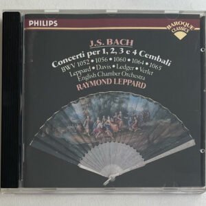 CD Bach - Concerti Per Cembali Por Raymond Leppard
