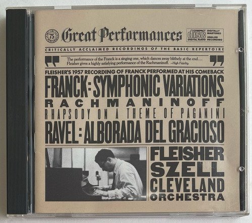 CD Franck: Symphonic Variations Fleisher & Szell