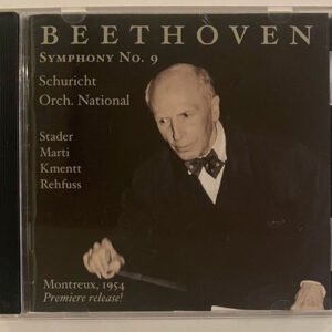CD Carl Schuricht - Beethoven: Symphony Nr. 9