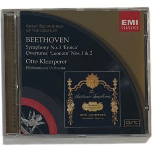 CD Beethoven Symphony No. 3, Overtures: Nos. 1 & 2