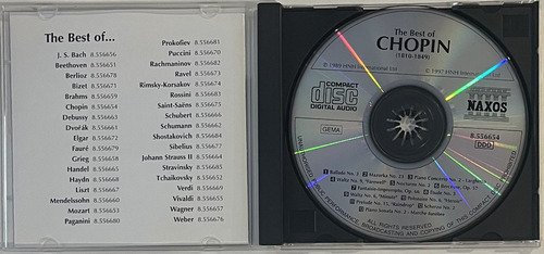 CD The Best Of Chopin - Raindrop Prelude, Ballade, Nocturne - Imagem 2