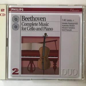 CD Beethoven Complete Music For Cello And Piano
