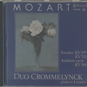 CD Mozart - Sonates Kv497 Kv521 - Andante Varié Kv501