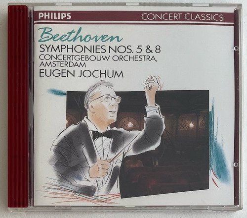 CD Eugen Jochum Beethoven Symphonies N. 5 & 8