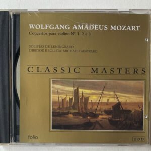 CD Mozart Concertos Para Violino N°1, 2 E 3 Michail Gantvarg