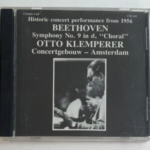 CD Otto Klemperer Beethoven Symphony No. 9 In D Minor Op.125