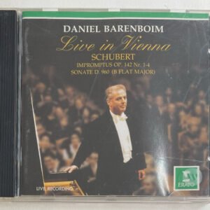 CD Daniel Barenboim Live In Vienna Schubert Impromptus