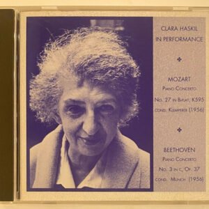 CD Clara Haskil Palys Mozart And Beethoven