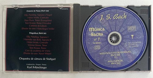 CD Bach Oratório De Natal Bwv 248, (3) - Karl Münchinger - Imagem 2