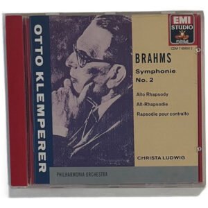 CD Brahms Symphonie No. 2 - Alto Rhapsody