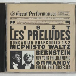 CD Liszt Les Preludes Hungarian Rhapsodies 1 & 2 Bernstein